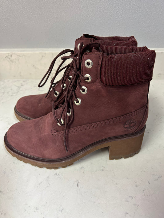 Timberland "Burgendy Lace-Up Boot"