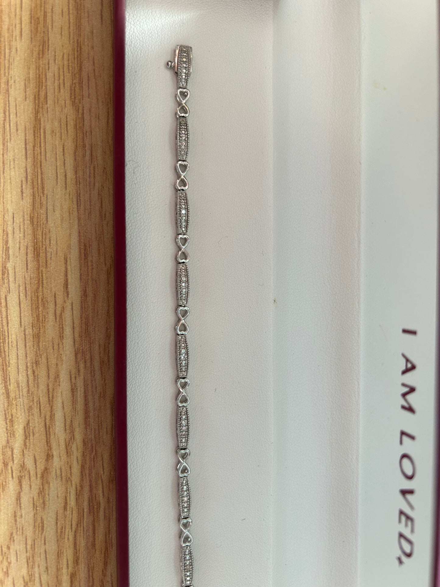 Helzberg Diamonds "Love Diamond Bracelet"