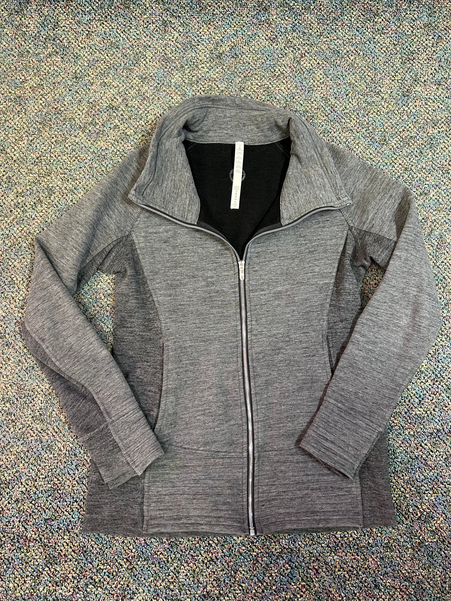 Lululemon "Full Zip Gray Sweatshirt"