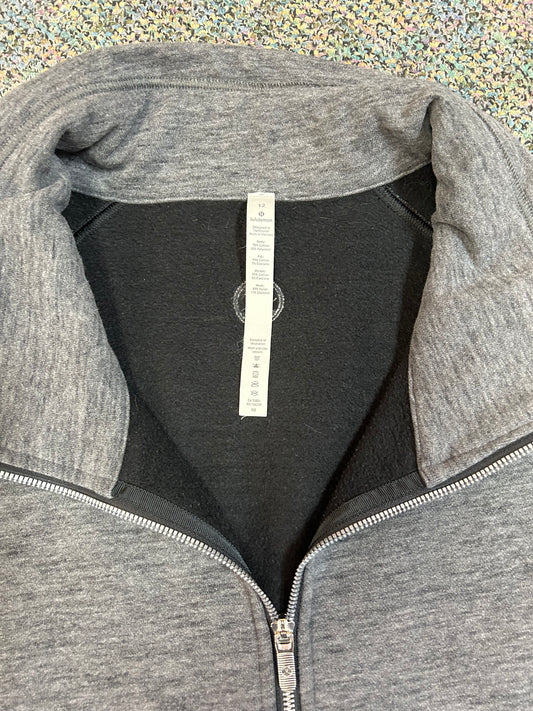 Lululemon "Full Zip Gray Sweatshirt"