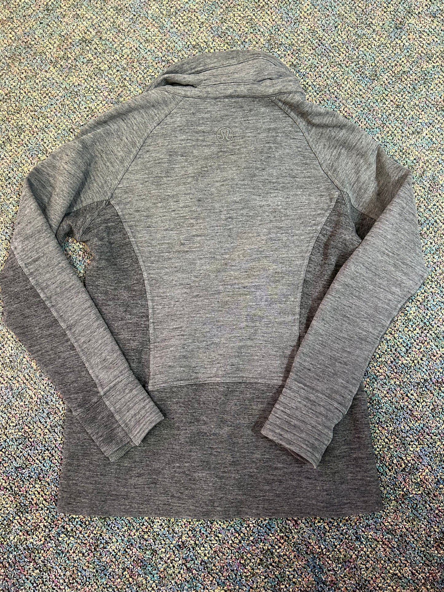 Lululemon "Full Zip Gray Sweatshirt"