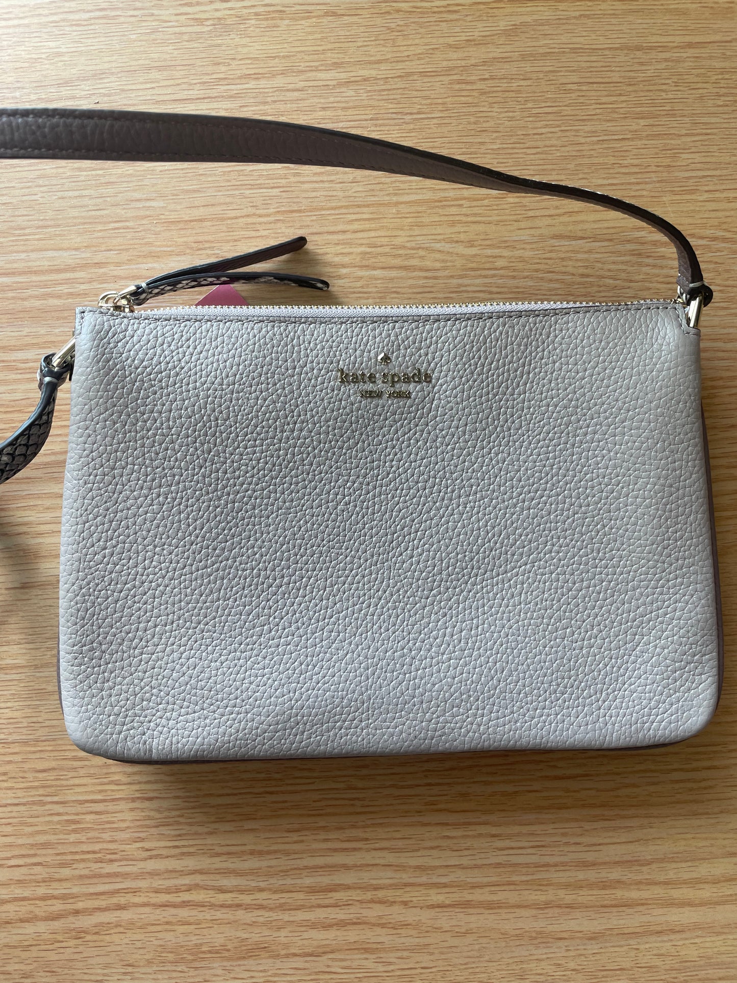 Kate Spade "Jackson Mixed Material Gusset" Crossbody