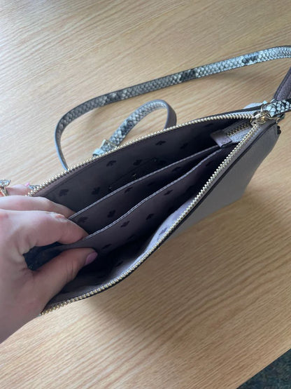 Kate Spade "Jackson Mixed Material Gusset" Crossbody