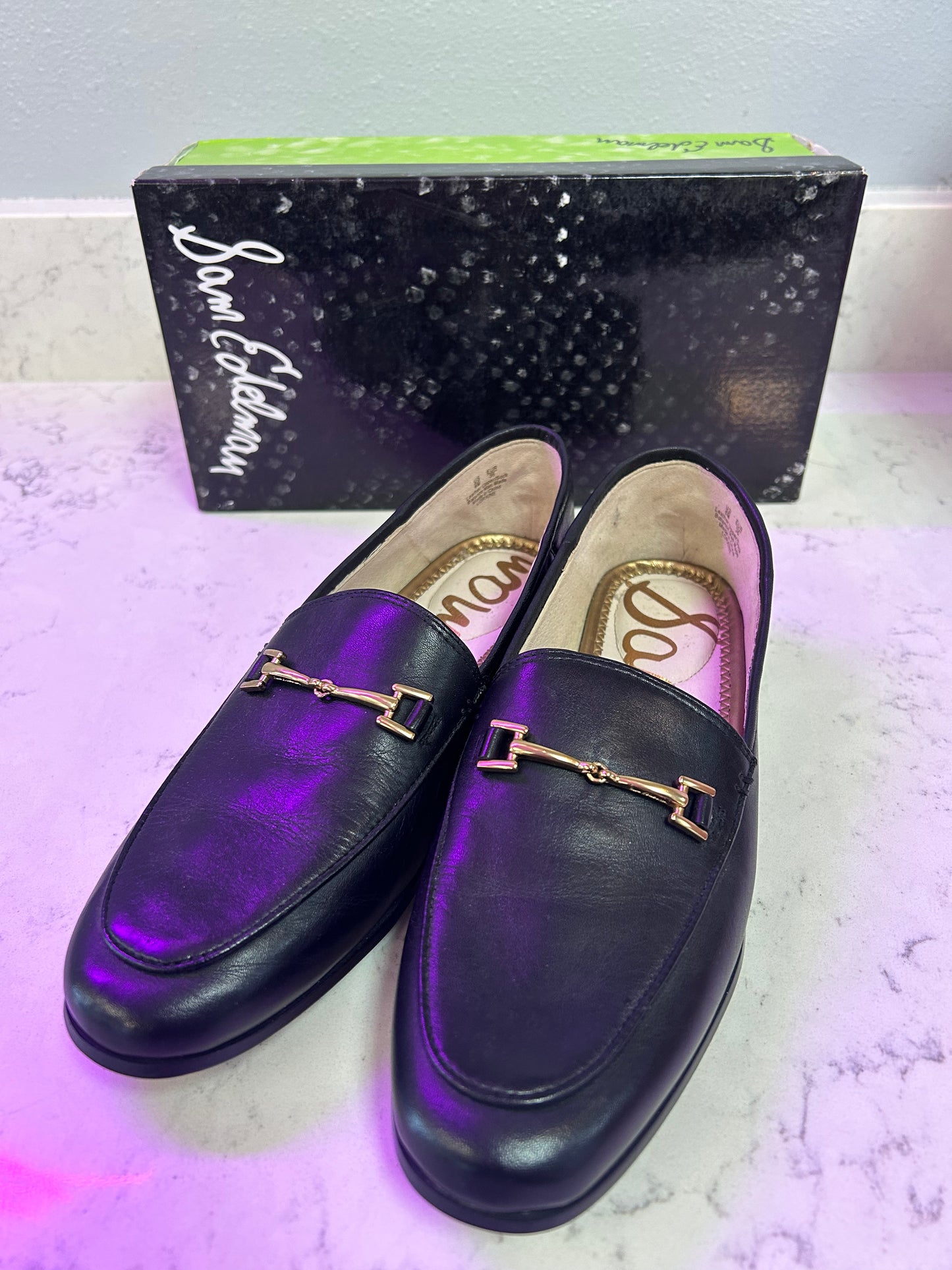 Sam Edelman "Black Loraine Bit Loafer"