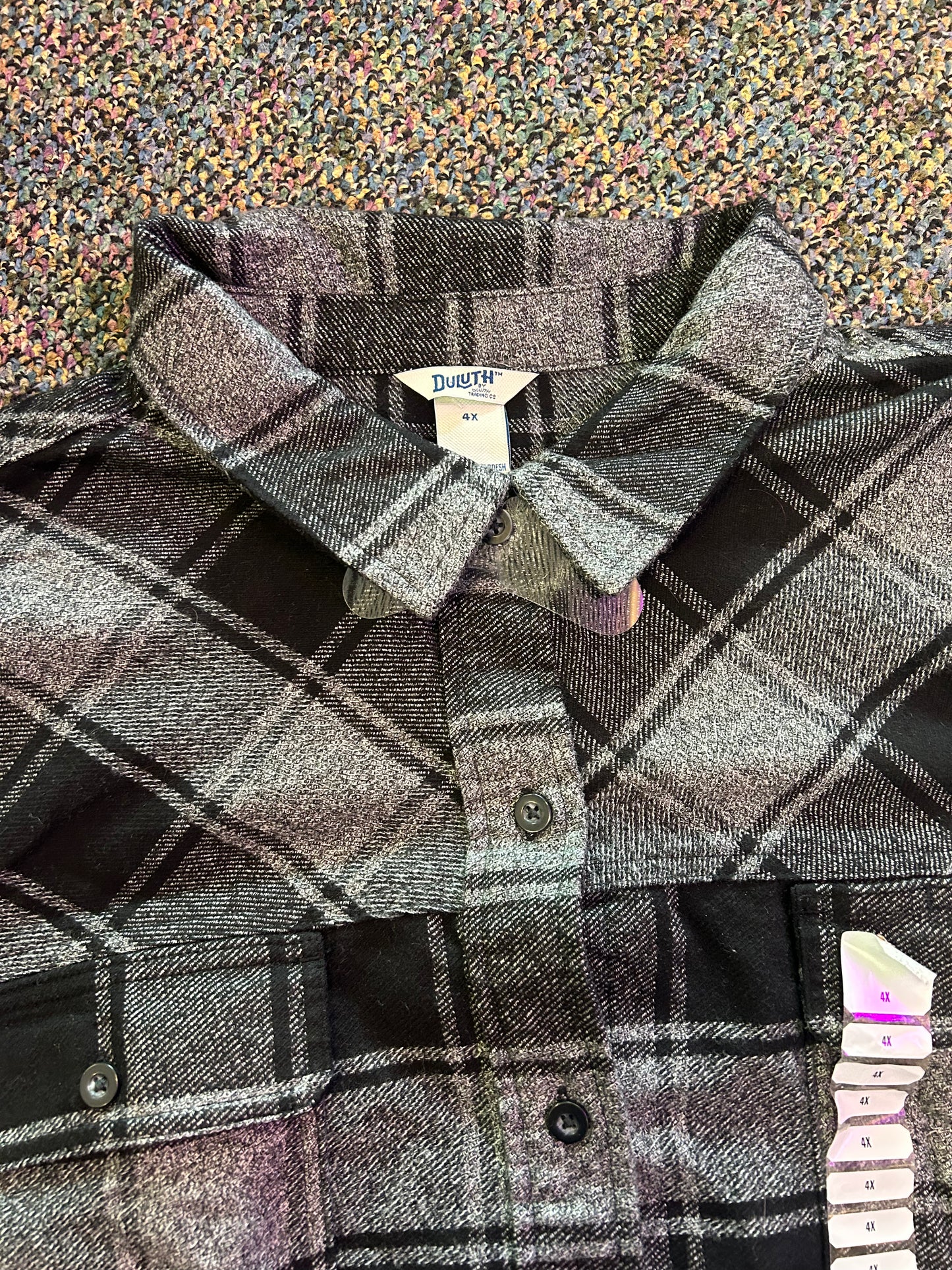 Duluth Trading Company "Women's Plus Folklore Flannel Duster"