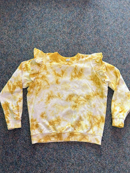 Clare V. Yellow Tie Dye Sweater