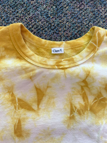 Clare V. Yellow Tie Dye Sweater