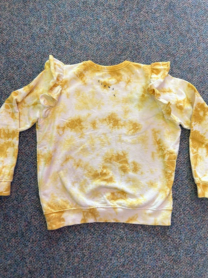 Clare V. Yellow Tie Dye Sweater