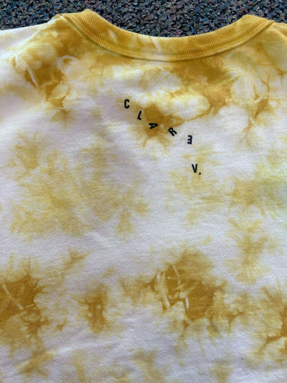 Clare V. Yellow Tie Dye Sweater