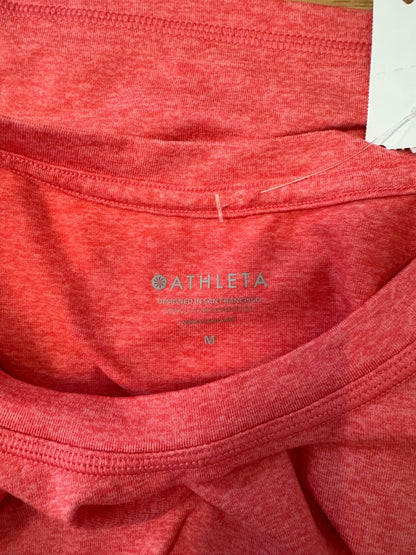 Athleta M Pink Ucut flowy athleetic tank