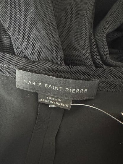 Marie Saint Pierre S Black SS Mesh overlay