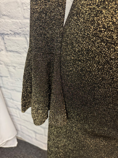 Frame S black/gold LS Shine Midi