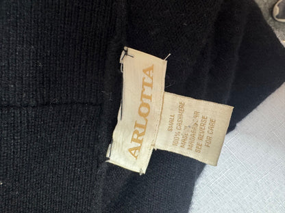 arlotta S Black LS LONG cashmere