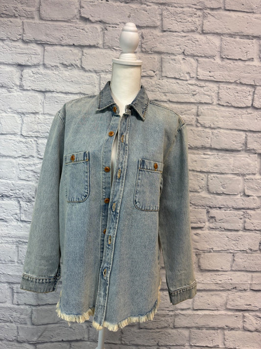 The Great S Light Wash NWT Denim Bttnup