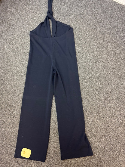 Donna Karan 4 Blue Vintage WOOL Jumpsuit