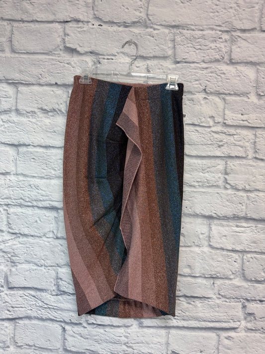 Circus Hotel S Pink/Blue Shiny stripe midi