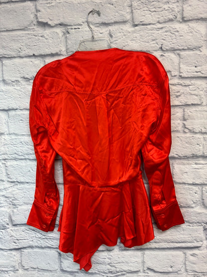 JW Anderson 6 Orange Satin tank/short cardi NWT