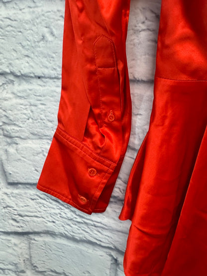 JW Anderson 6 Orange Satin tank/short cardi NWT