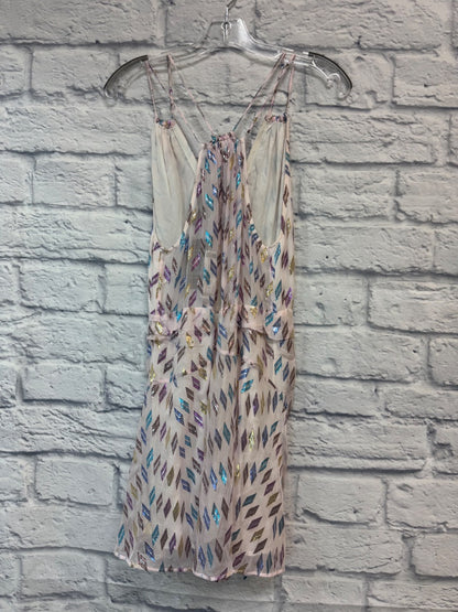 IRO S Pink pink strapless mini NWT/metallic