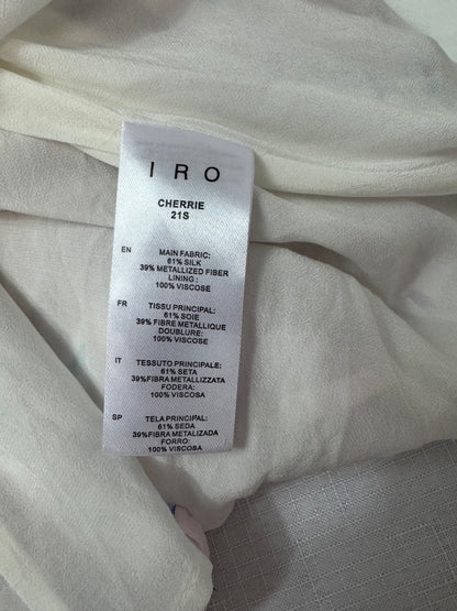 IRO S Pink pink strapless mini NWT/metallic