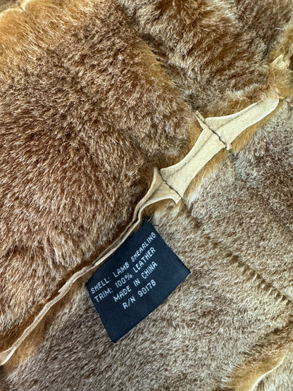 Revue M Brown LAmbskin Shearling inside
