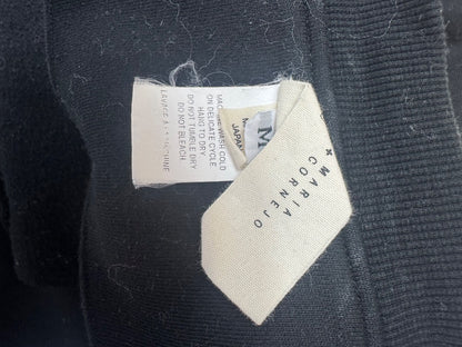 maria + cornejo M Black LS thick full zip