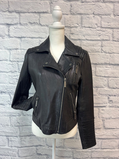 Michael Kors M Black LEATHER Moto
