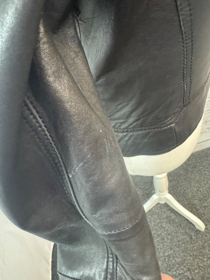 Michael Kors M Black LEATHER Moto