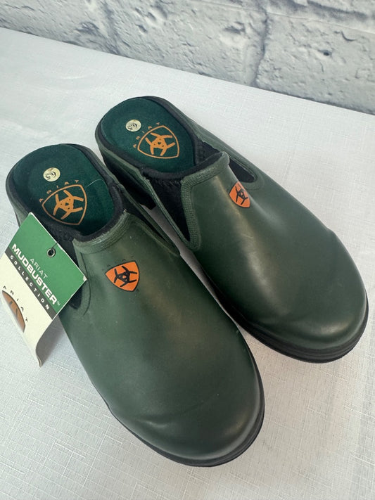 Ariat 6.5 Green rubber colg/mule shoe NWT