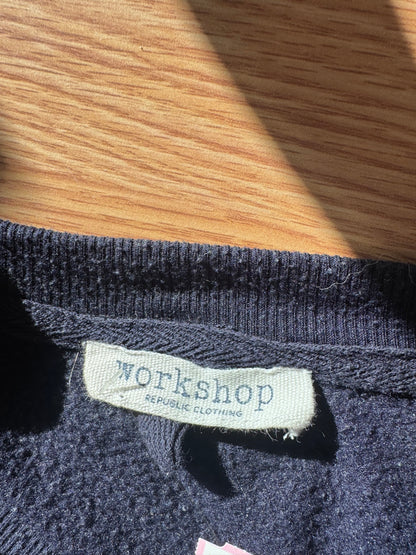 Workshop M Blue "beach" crewneck