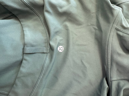 Lululemon 4 Green hooded full zip athletic sweatshirt