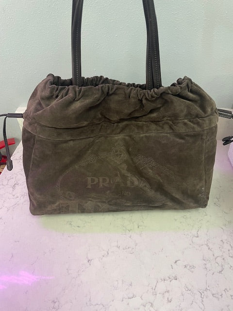 Prada Suede Vintage Bag