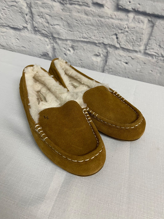 UGG 8 Tan Slip on slippers NWOT