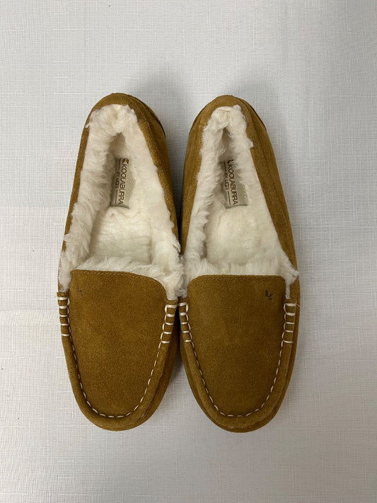 UGG 8 Tan Slip on slippers NWOT