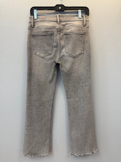 Current/Elliott 2 Gray raw hem mini flare