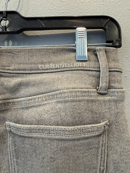 Current/Elliott 2 Gray raw hem mini flare