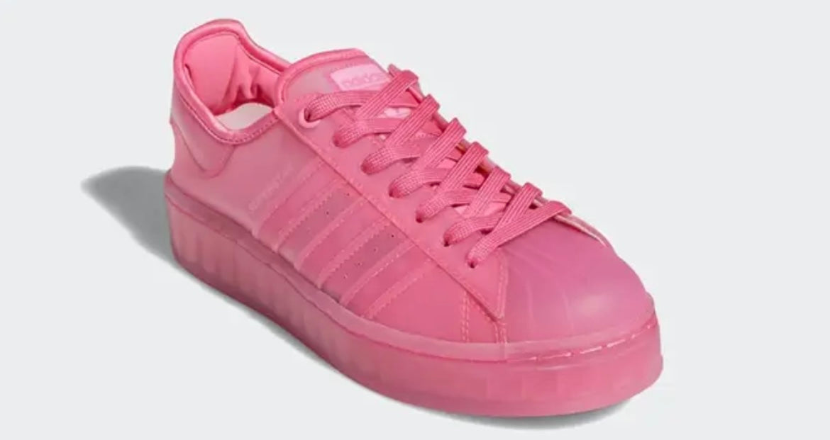 Adidas "Superstar Jelly Semi Solar Pink" Sneakers