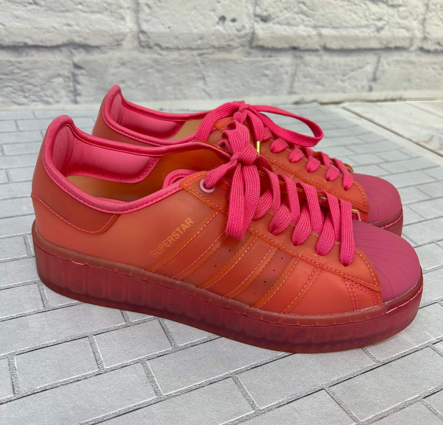 Adidas "Superstar Jelly Semi Solar Pink" Sneakers