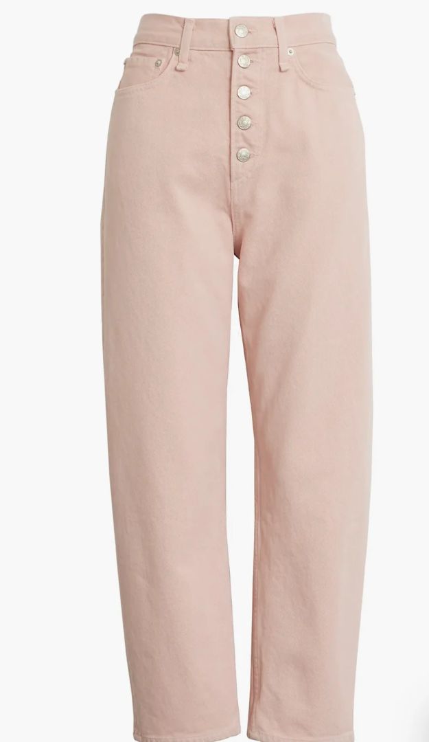 Rag & Bone "90's High Waist Crop" Jeans