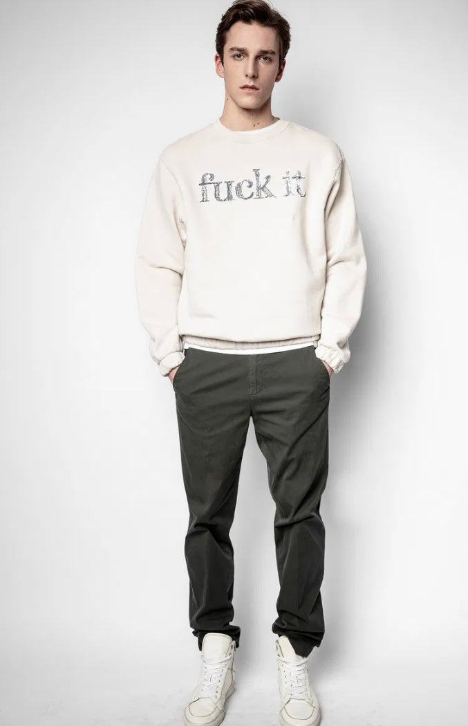 Zadig & Voltaire "Sundy 'F**k it' Pullover"