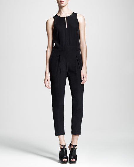 Rag & Bone "Adeline Cropped Silk" Jumpsuit