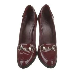 Gucci "Horsebit Accent Leather" Heels