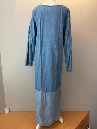 Bleu Bayou L Blue Denim u-neck w sun&star