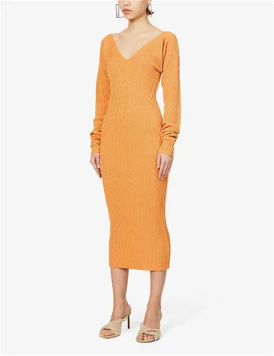 Remain by Birger Christensen "Courtney Ribbed" Dress