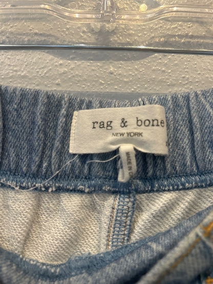 Rag & Bone XS Light Wash 'Sweatpant jean' slip on jogger