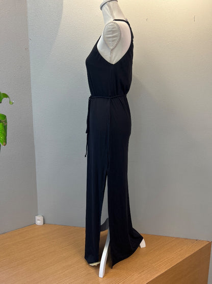 Jets XS Black NWT Ribbed belted hi neck