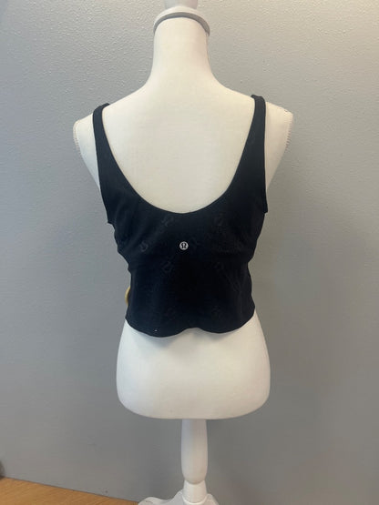 Lululemon L Black Logo Print cropped