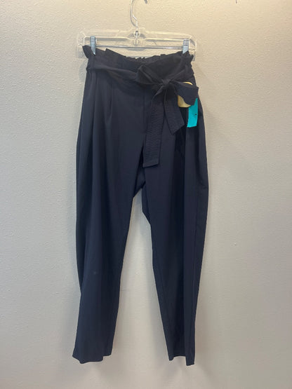 Athleta 12P Blue 'Skyline Pant' tie waist tapered leg