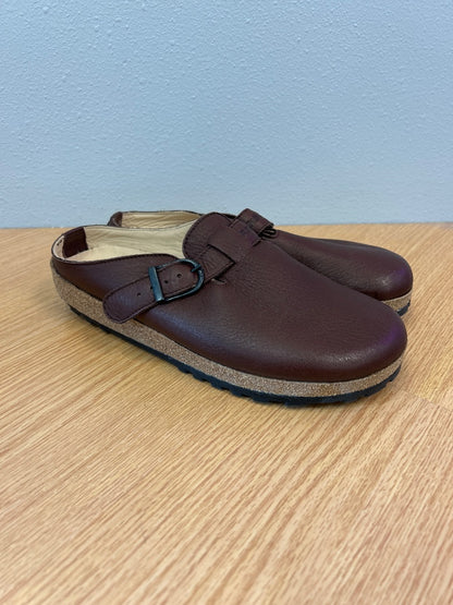 Haflinger 10.5 Brown leather clog w/ cork bottom