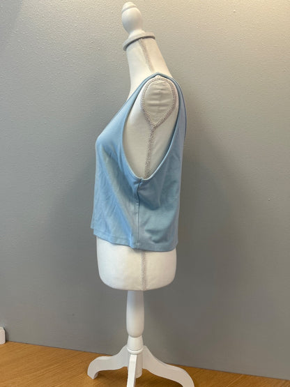 nlt 2XL Blue Cropped U neck
